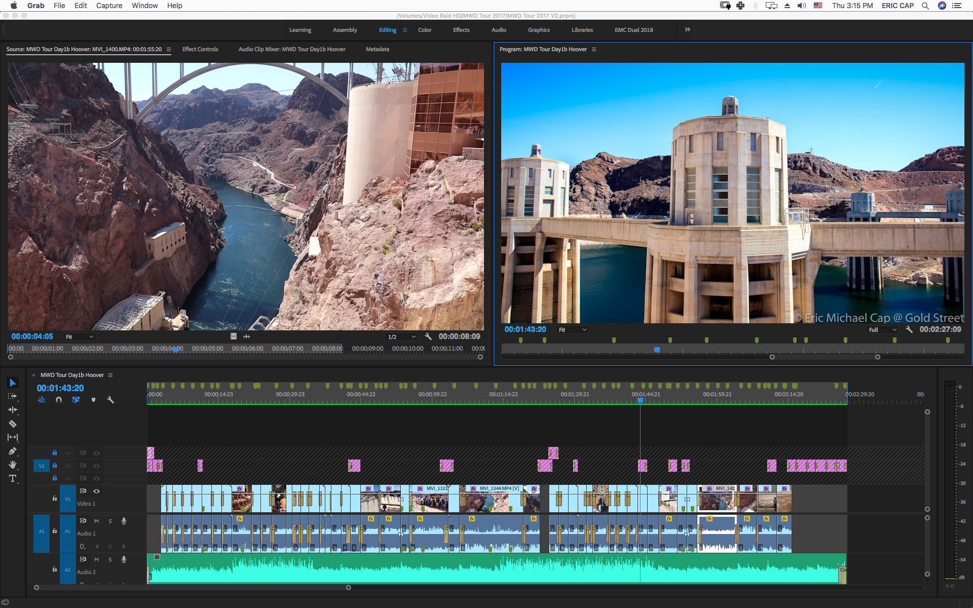 adobe premiere video editor Los Angeles 